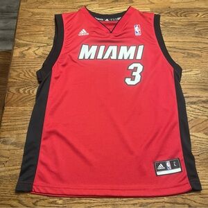 Adidas Miami Basketball Jersey Wade Youth Large